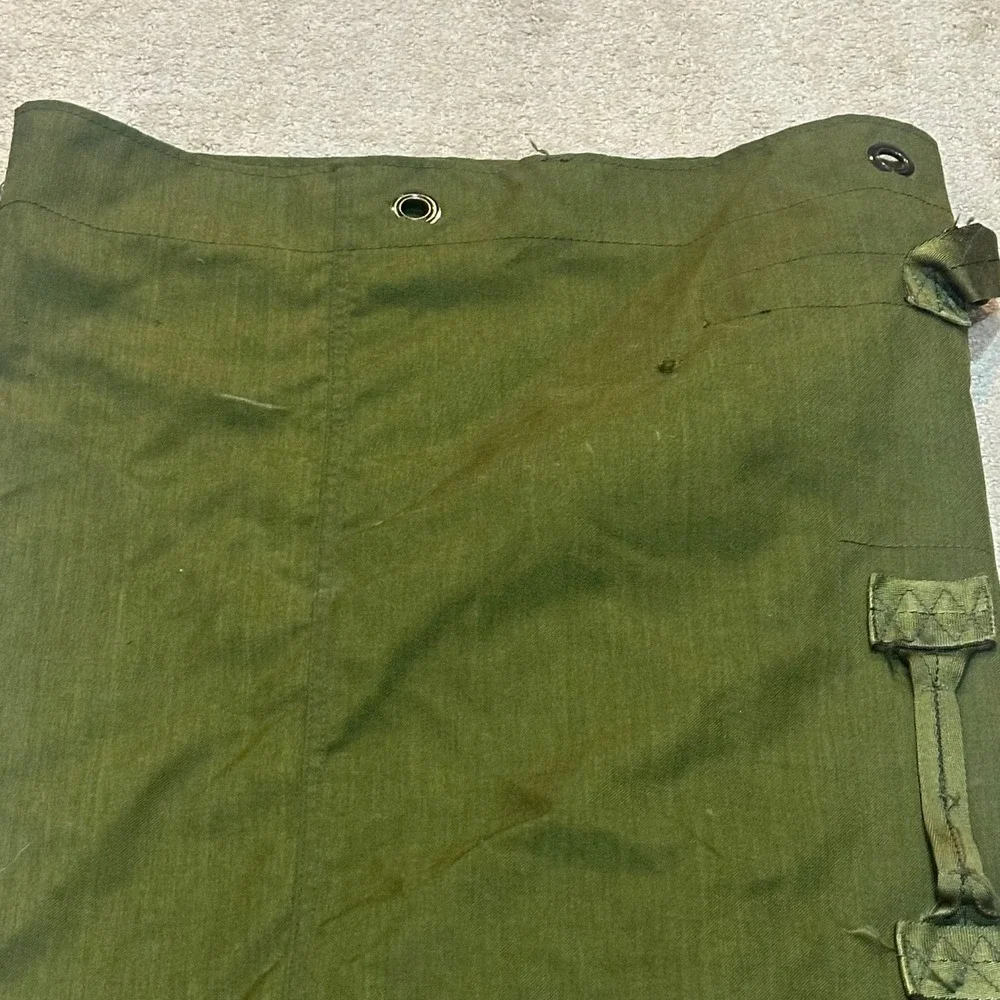 Vintage US Military Duffle Bag Olive Drab Canvas Sea Bag Backpack Large USGI
